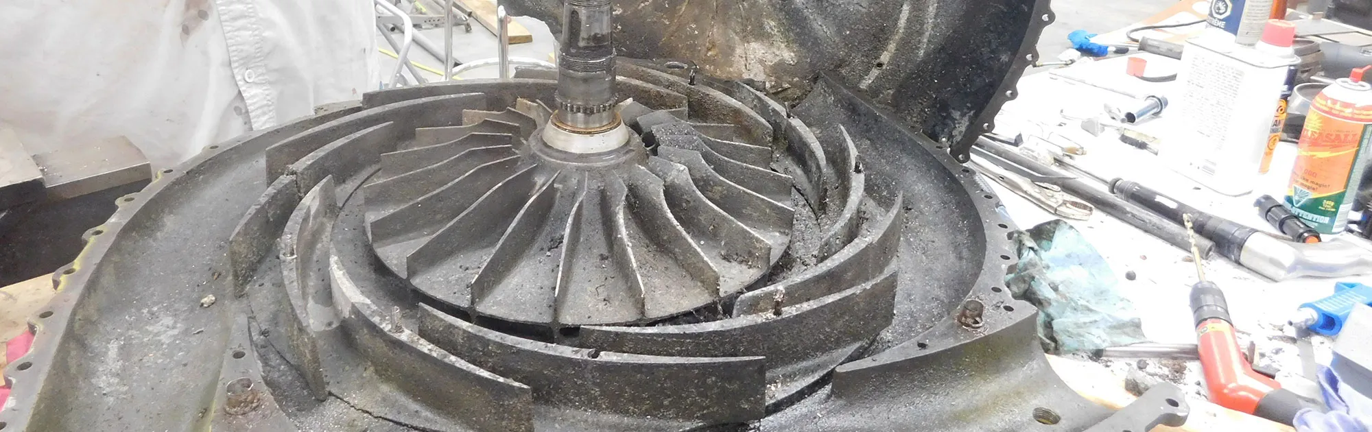Marine vessel propulsion survey in drydock