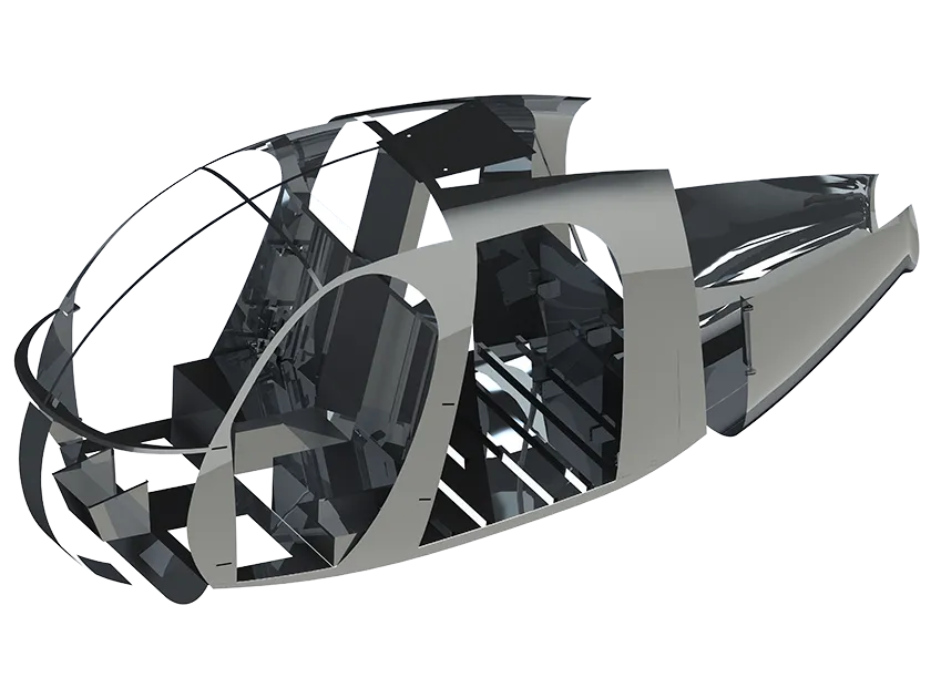 Scan-to-CAD surface model of a scanned mechanical component
